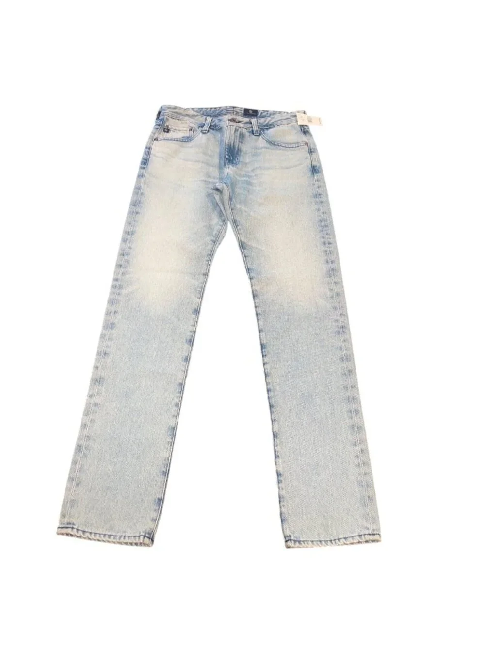 AG Tellis Modern Slim Jean Mens 32x33 Light Wash Denim DOTH Adriano Goldschmied